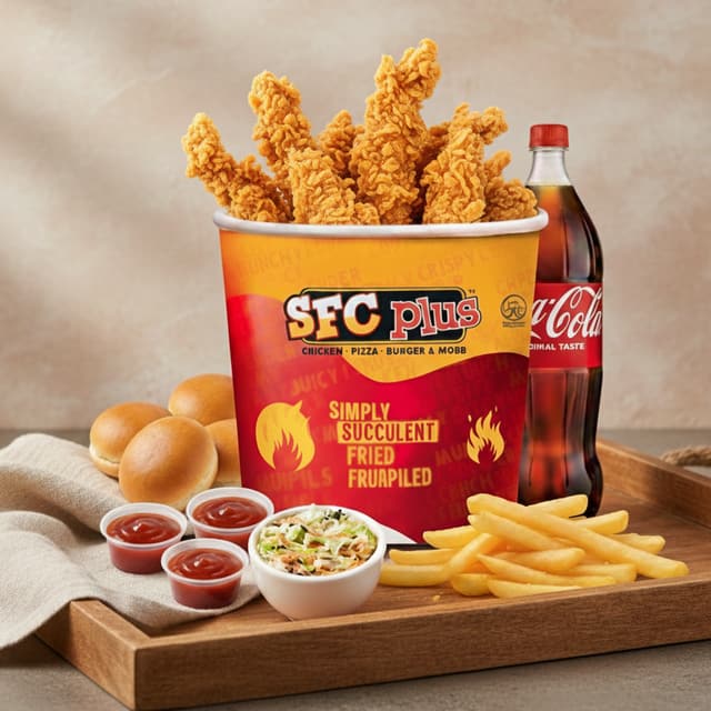20 Pcs Tenders Bucket