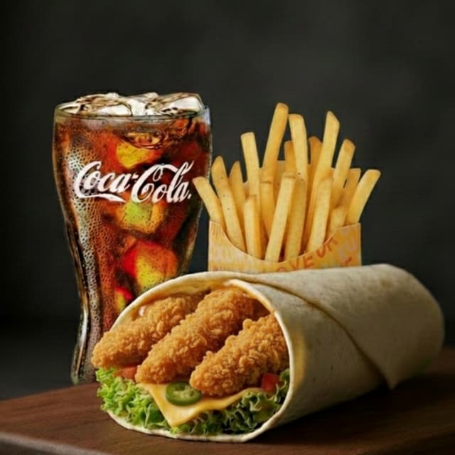 Loaded Chicken Wrapster Meal