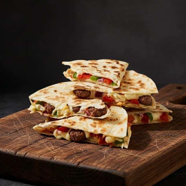 Cheeseburger Quesadilla