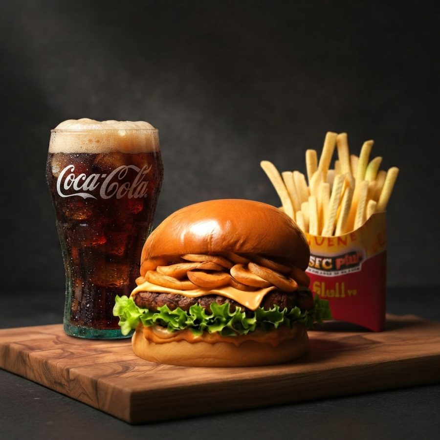 Mushroom & Swiss Burger Meal
